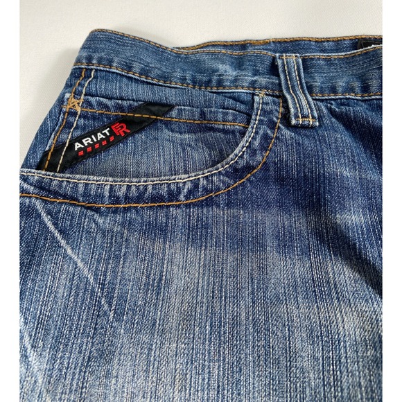 Ariat FR M3 Loose Jeans Men's 36x30 (35x28) Blue CAT2 Flame Resistant Workwear - Picture 4 of 13